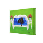 Chocolate Labrador Retriever Canvas Print