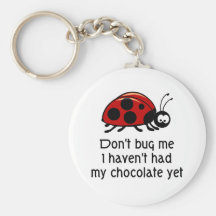Chocolate Lover Ladybug Keychain