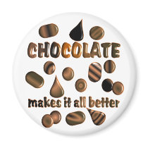 Chocolate Refrigerator Magnet