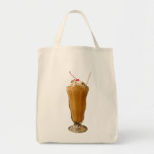 Chocolate Milkshake Canvas Bag
