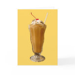 Chocolate Milkshake Greeting Cards