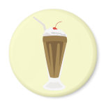 Chocolate Milkshake Magnet