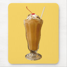 Chocolate Milkshake Mousepads