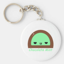 Chocolate Mint Keychain