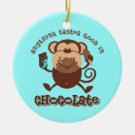 Chocolate Monkey Ornament