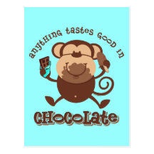 Chocolate Monkey Postcards