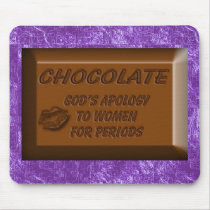 Chocolate Mousepad Chocoholic Apology