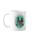 Chocolate n Siver Poodes Diamonds Mug