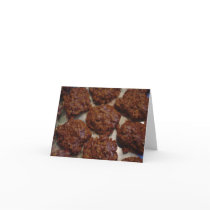 Chocolate No-Bake Cookies Recipe Greeting