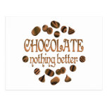 Chocolate Nothing Better Postcards