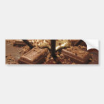 Chocolate Pocky Pie Bumper Sticker