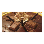 Chocolate Pocky Pie Custom Photo Card