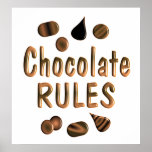 Chocolate Rules posters