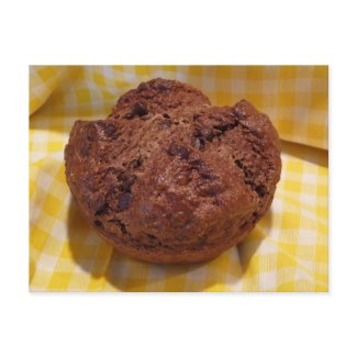 Chocolate Soda Bread Recipe Post Card postcard
