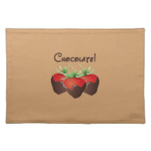 Chocolate Strawberry Placemat