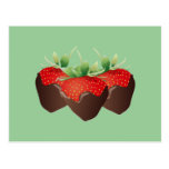 Chocolate Strawberry Post Card