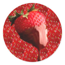 Chocolate Strawberry Stickers