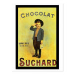 Chocolate Suchard 3 Vintage Ad with Boy Post Cards