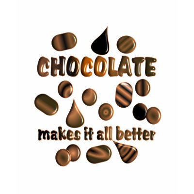 Chocolate Tee Shirt by TLArnold2