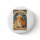 Chocolate ~ Vintage Hot Chocolate Drink Ad buttons