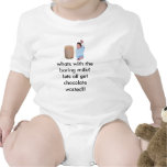chocolate wasted! tee shirts