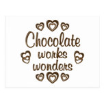 Chocolate Works Wonders Post Cards