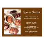 Chocolates Invitations