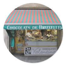 Chocolatier, Brussels, Belgium Round Stickers