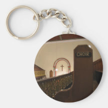 choir bench key chain