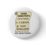 Choir Director List Of Rules