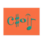 choir postcards