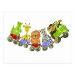 Choo Choo Critters Post Cards