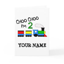 Choo Choo I'm 2!  With TRAIN