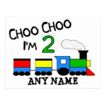 Choo Choo I'm 2!  With TRAIN Post Cards