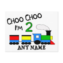 Choo Choo I'm 2!  With TRAIN