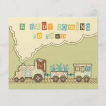 Choo Choo Train Advice Card Flyers