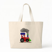 Choo Choo Train Canvas Bags