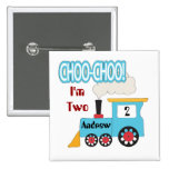 Choo Choo Train Birthday Button