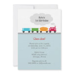 Choo Choo Train Birthday Party Invitation