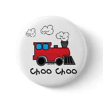 Choo Choo Train Pinback Button