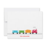 Choo Choo Train Thank You Card Invites