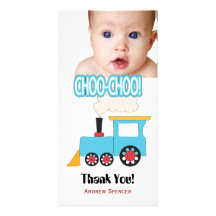 Choo Choo Train Thank You Photo Cards