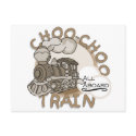 Choo-Choo Train Tshirts and GIfts postcards