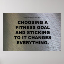 Choose a Fitness Goal! Print