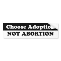 Choose Adoption Bumper Stickers