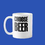 Choose beer: eighties mug mugs