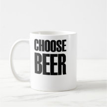Choose beer: eighties mug