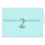 choose cards