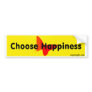 Choose Happiness Bumper Sticker