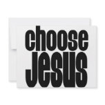 Choose Jesus invitations